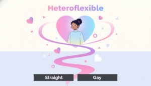 Saphia breaking out of rigid sexual labels towards heteroflexibility bright infographic