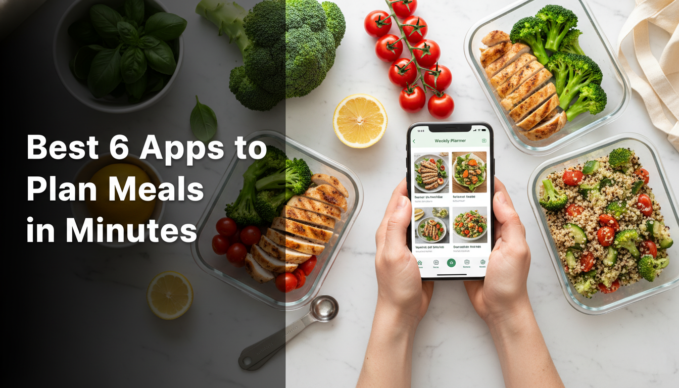 Best 6 Apps to Plan Meals in Minutes