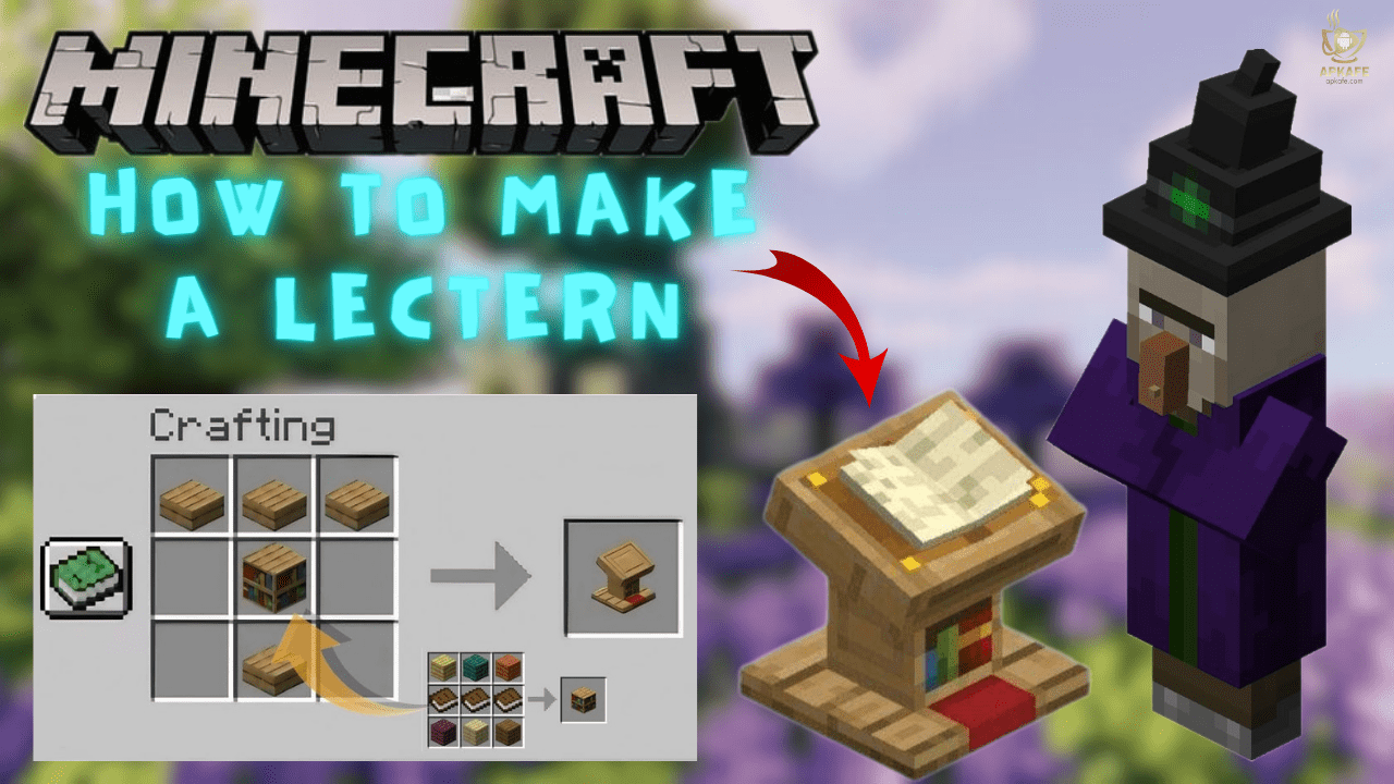 how to make a lectern minecraft-apk