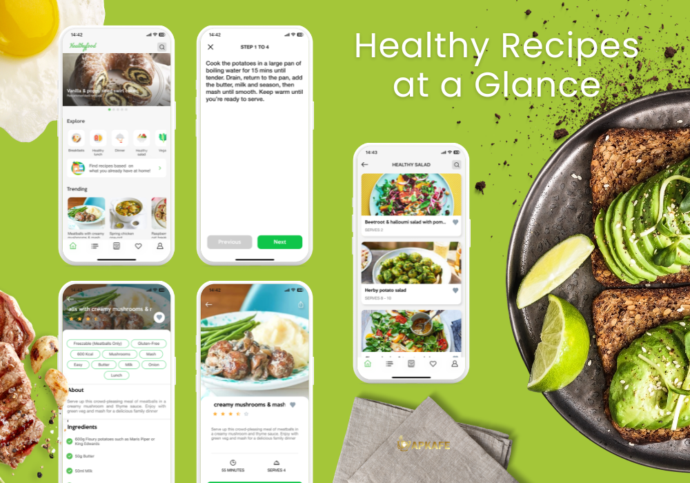 Healthy Recipes at a Glance