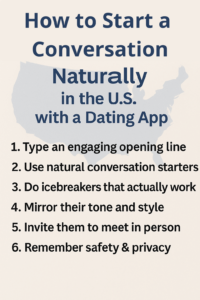 How to Start a Conversation Naturally on a Dating App