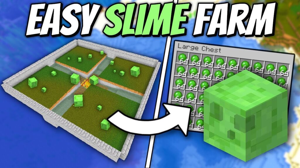 How to build a Smile farm-Minecraft: Where to find slimes