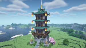 Top-Minecraft-houses-ideas-Japanese-Pagoda