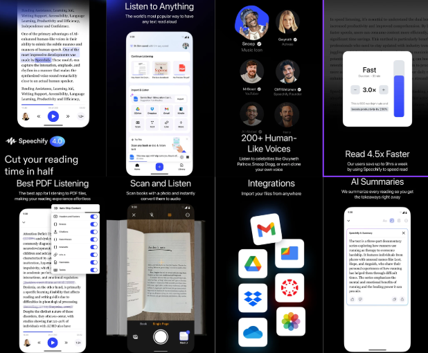 Key Features of Speechify Mod APK
