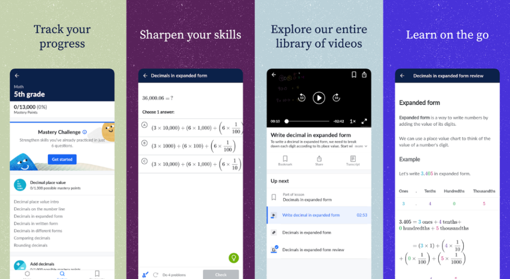 Key Features of Khan Academy APK