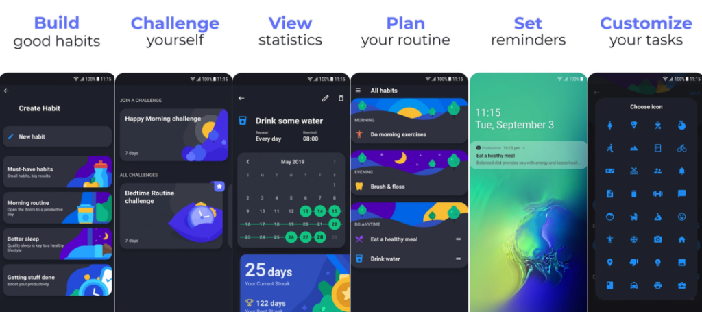 Key Features of Productive - Habit Tracker