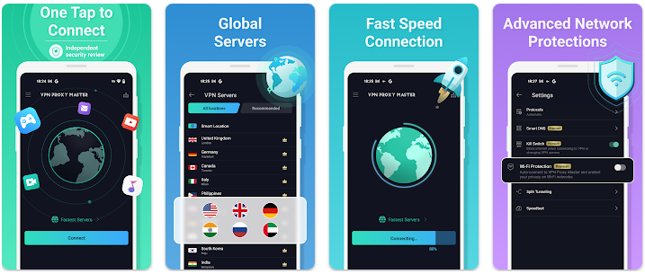 Key features VPN Proxy Master APK