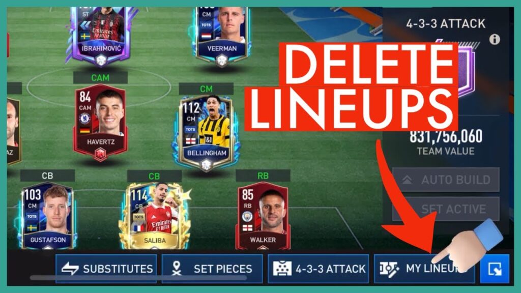 Use the available lineups-Tips gamers need to know when playing FIFA Mobile 23
