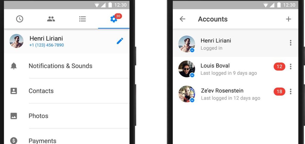 Log in to multiple accounts - 8 TIPS FOR FACEBOOK MESSENGER