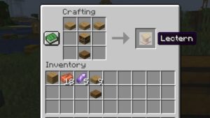how to make lectern minecraft-apk