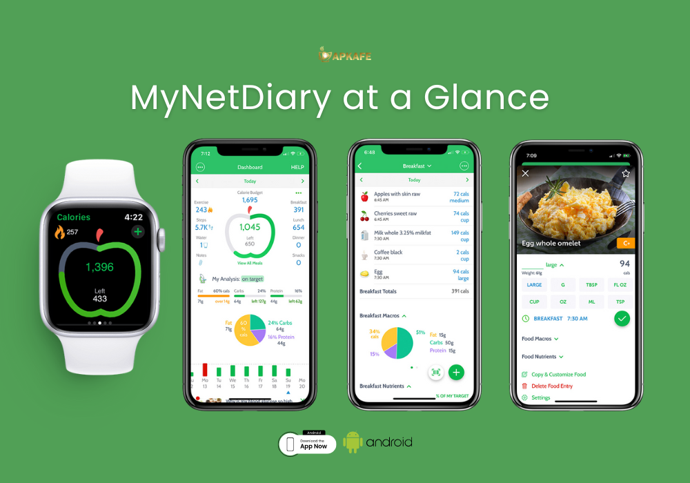 MyNetDiary at a Glance