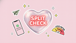 Sweethearts Love in this Economy Gen Z practical romance collage.