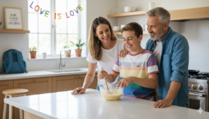 proud son, proud parent