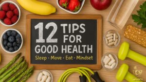12 tips for good health you can start today