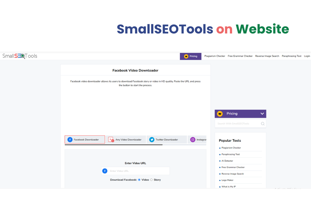 SmallSEOTools web