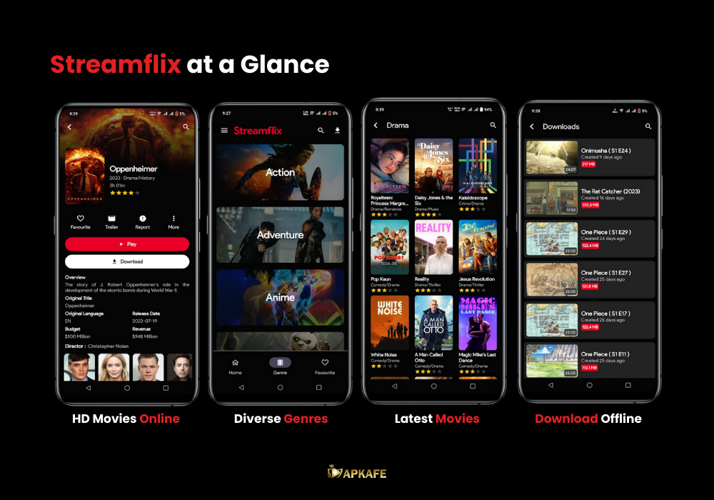 Streamflix at a glance