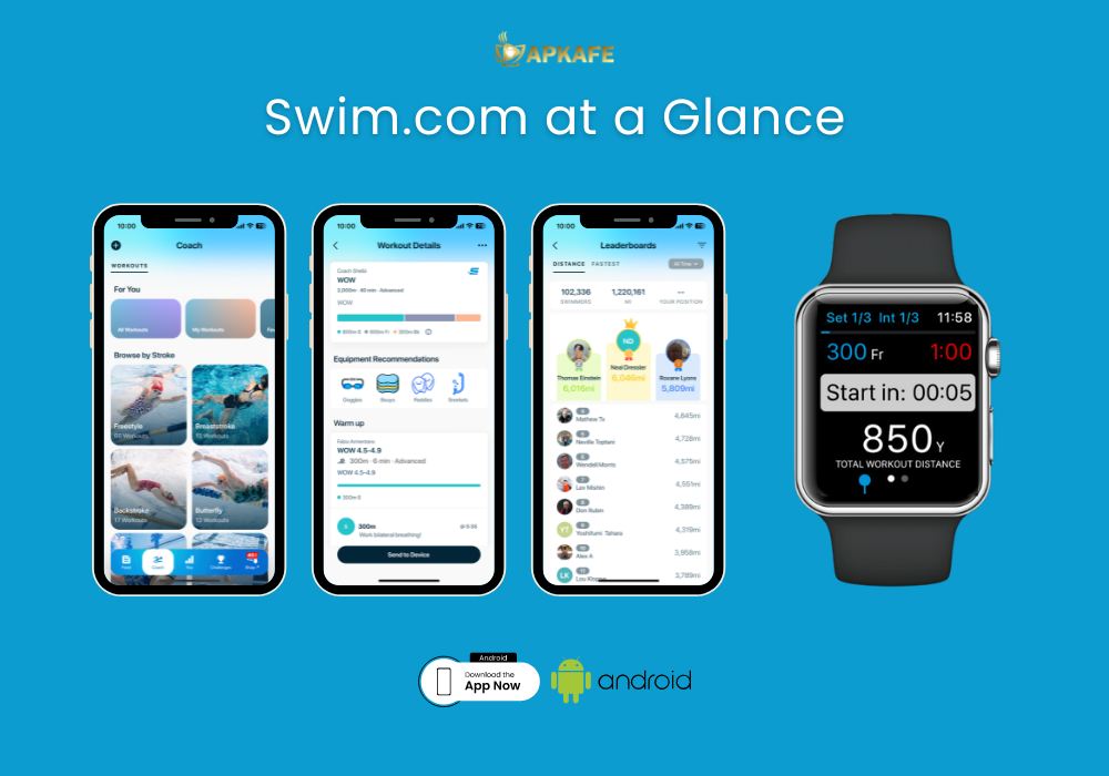 Swim.com: Workouts & Tracking