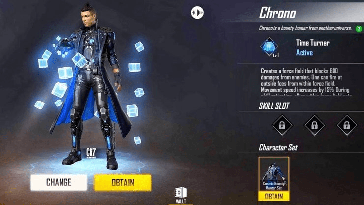 Chrono- Free Fire: TOP characters should use when playing Clash Squad