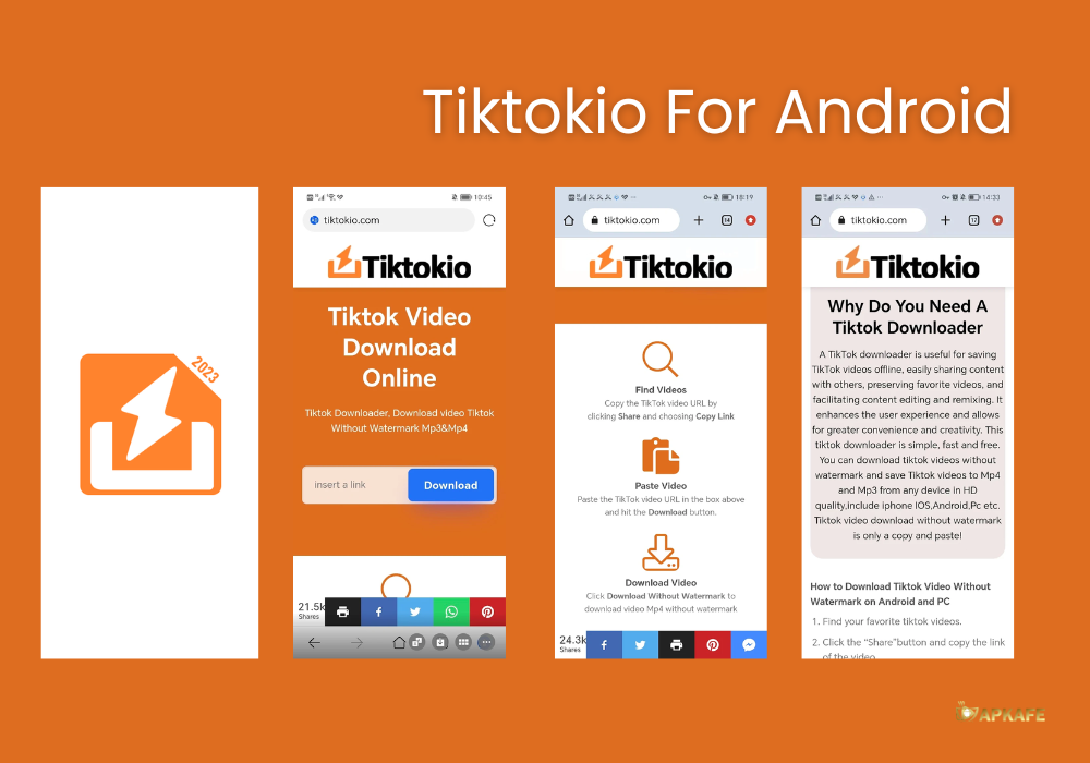 Tiktokio for android