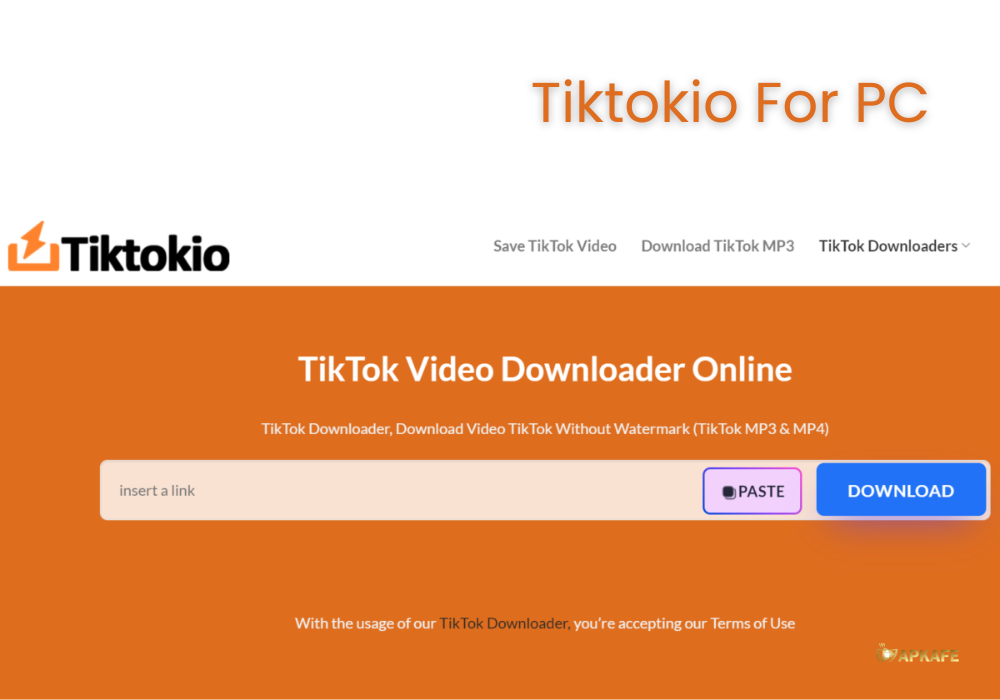 Tiktokio for pc