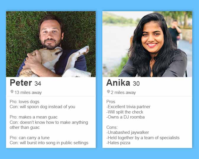 Tinder Profile Templates for Professtional