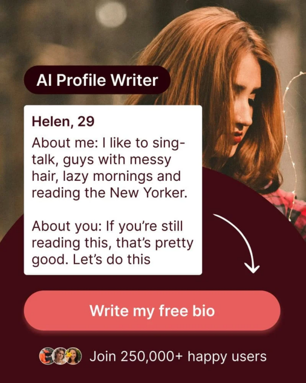 "Write Something Impressive About Yourself" On A Dating App