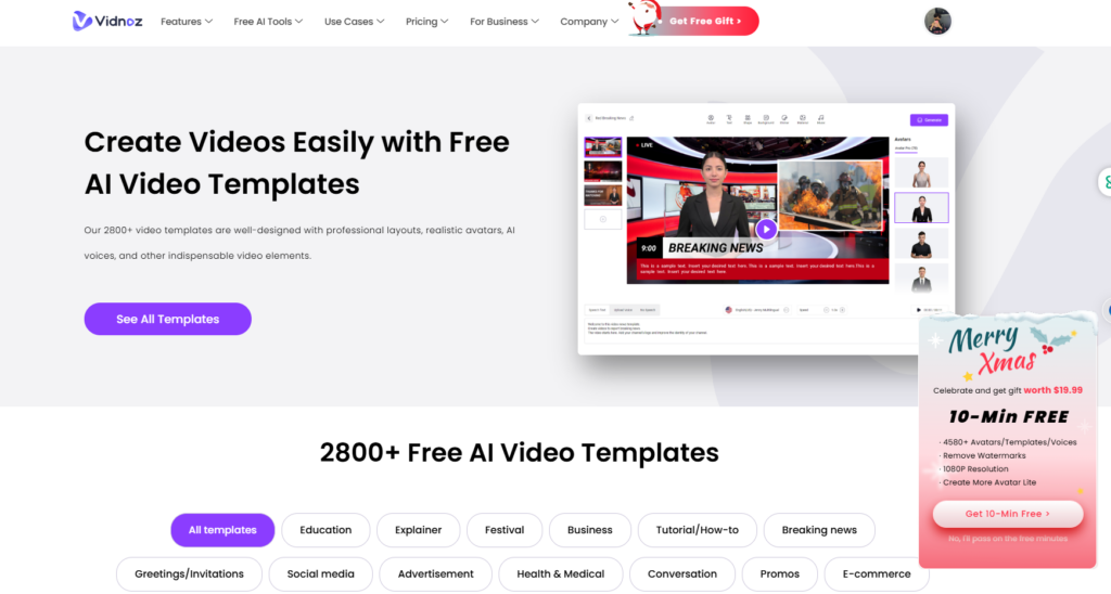 Vidnoz: Video Creation