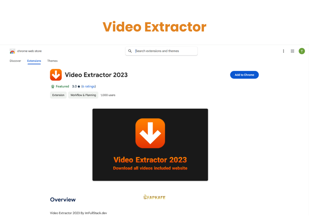 Video Extractor