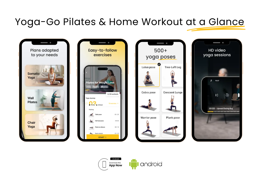 Yoga-Go Pilates & Home Workout_best somatic yoga app