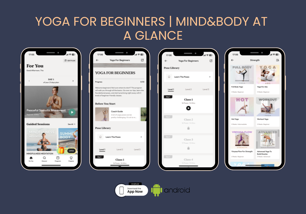 Yoga for Beginner _ Mind & Body_best yoga app 