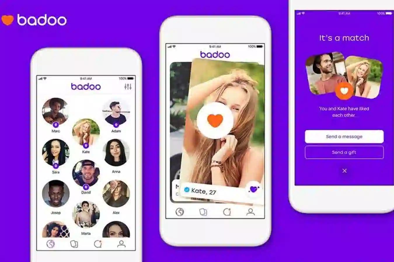 Badoo- Top popular dating apps on the market right now