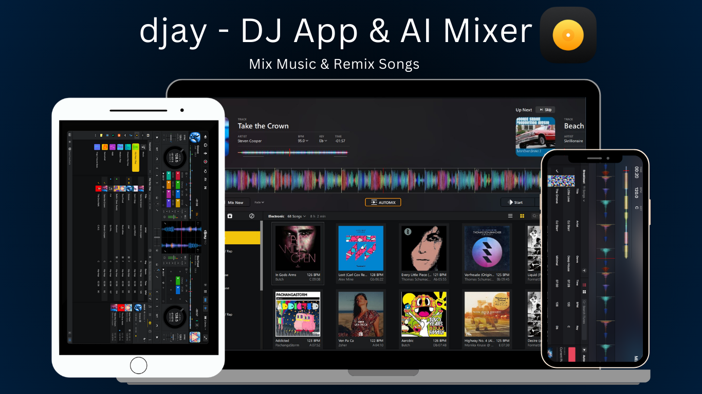 Master Your Mixes with djay - The Premier DJ App & AI Mixer for 2024