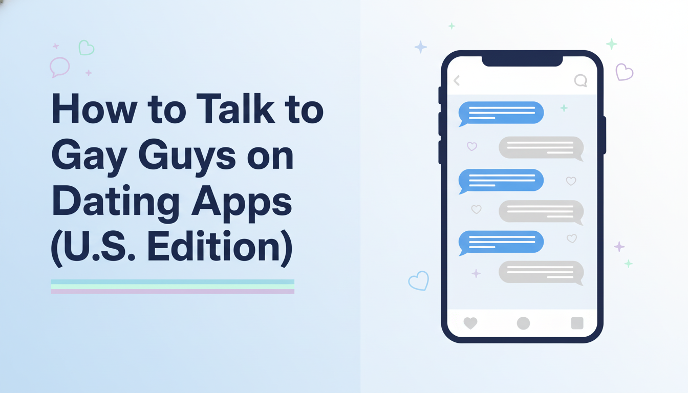 How to Talk to Gay Guys on Dating Apps
