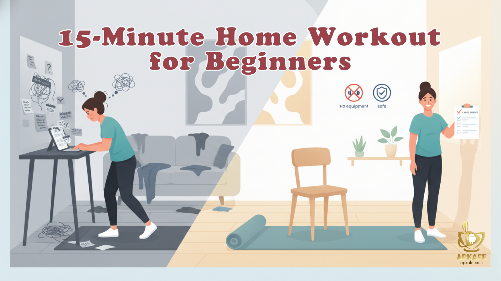 15-Minute Home Workout for Beginners (No Equipment)