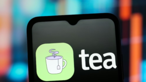 Tea Dating Advice app icon displayed on a smartphone screen