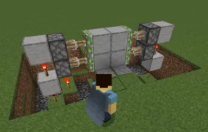 how to make a redstone door - APKAFE