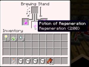 Regeneration Potion in Minecraft - apkafe