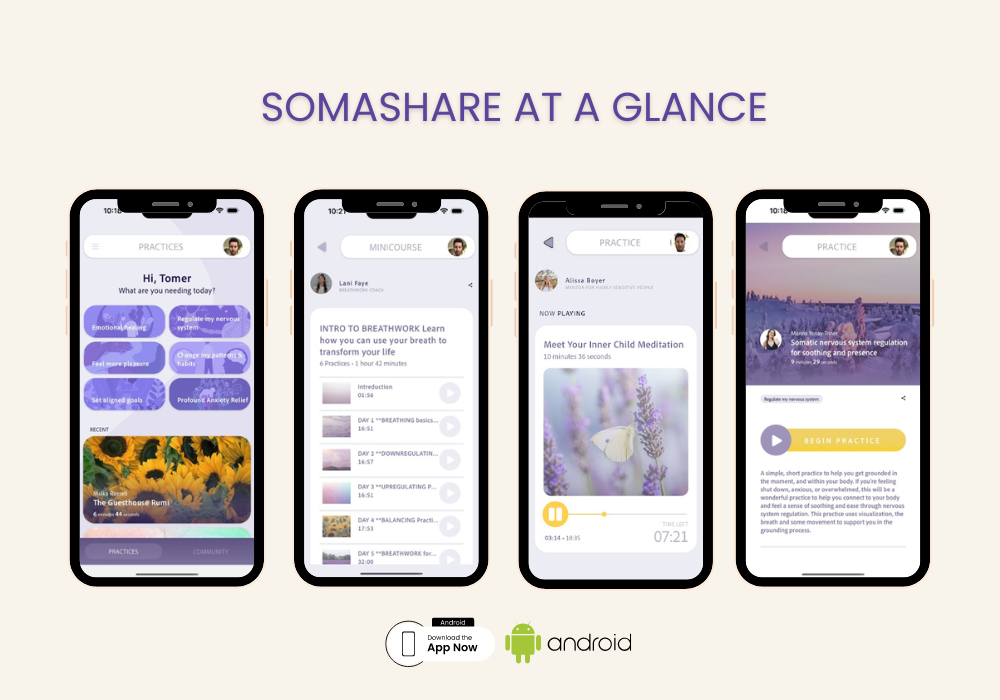 somashare - best somatic yoga app